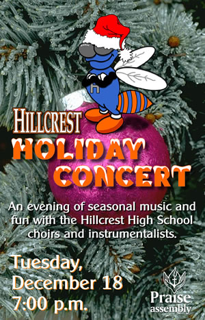 Hillcrest Holiday Concert Promotional Poster