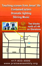 On A Hill Too Far Away Promotional Card (back)