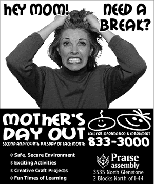 Mother's Day Out Advertisement