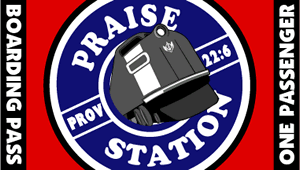 Praise Station ID & Promo Card (front)